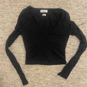 Babaton Black Long Sleeve Tee